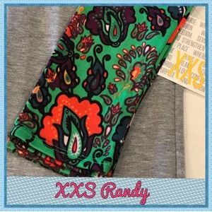 LuLaRoe baseball Tee xxxs